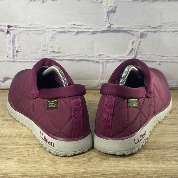 LL Bean Ultralight Purple Waterproof Slip On Shoes - Picture 4 of 8